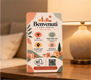 Totem Review Borgo — totem NFC e QR per case in città o centro storico