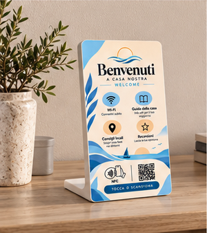 Totem Review Mare — totem NFC e QR per case al mare