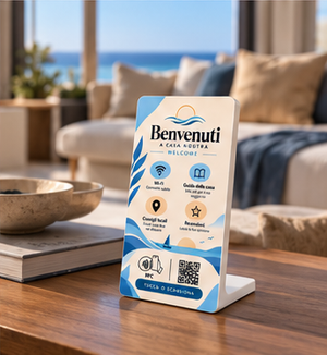 Totem Review Mare — totem NFC e QR per case al mare