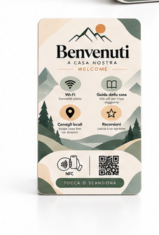 Totem Review Montagna — totem NFC e QR per baite e case in quota