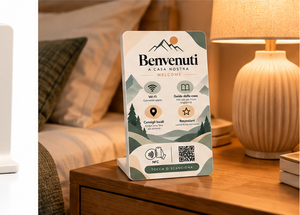 Totem Review Montagna — totem NFC e QR per baite e case in quota